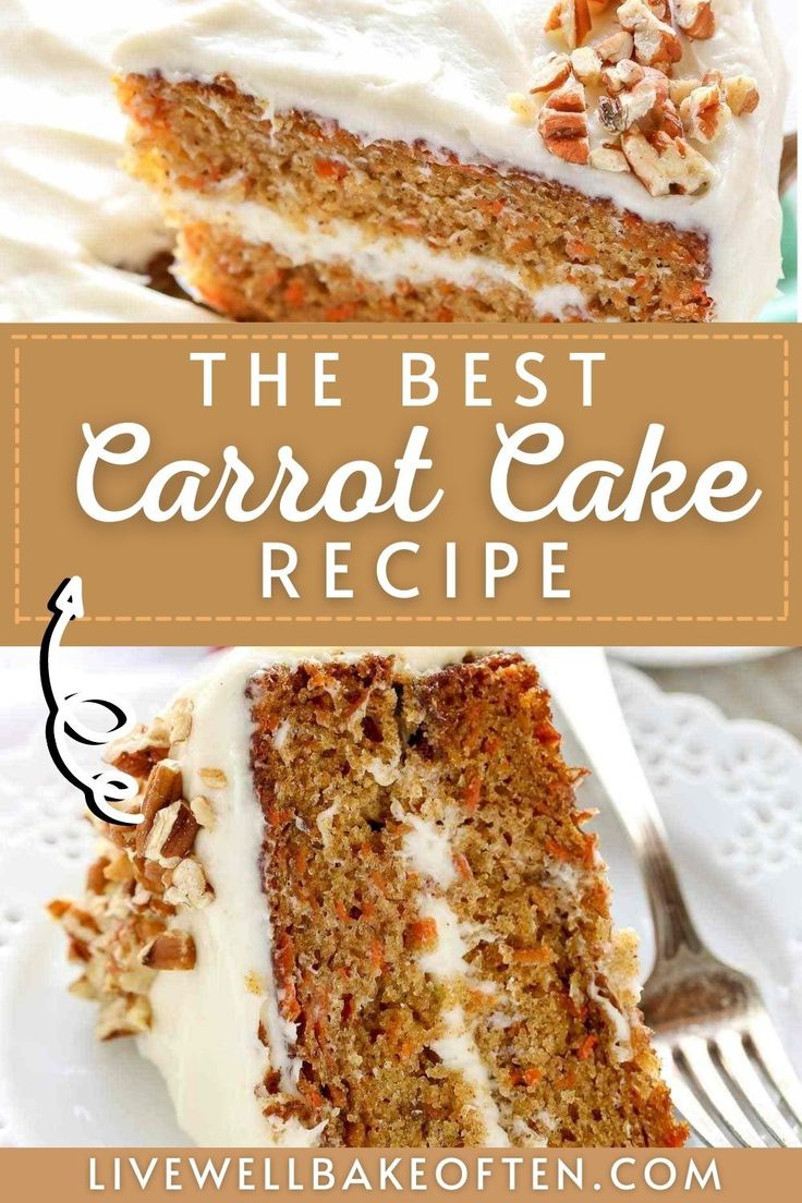 the best carrot cake recipe with cream cheese frosting
