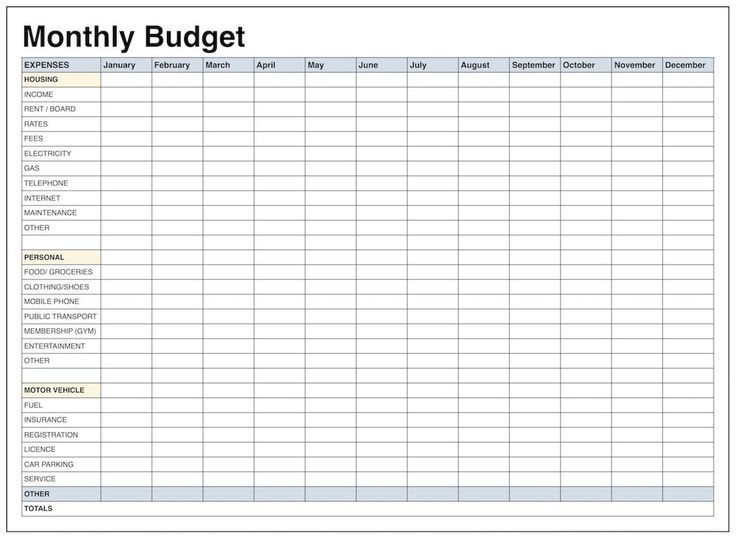 a printable budget sheet with the words,'money budget'and an image of a