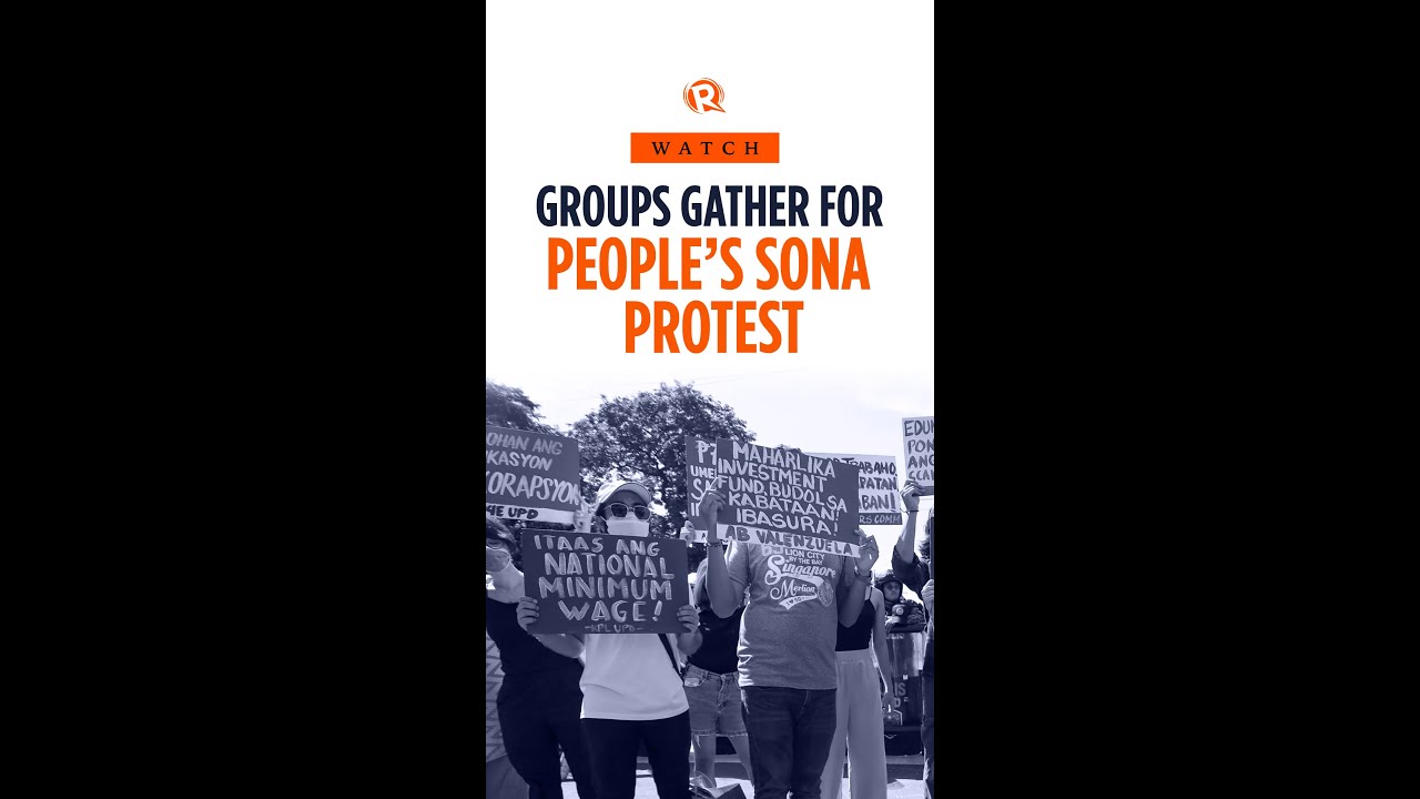 WATCH: Groups gather for People’s SONA protest