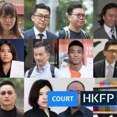 Who are the 16 Hong Kong democrats awaiting verdict in the city's largest national security trial?