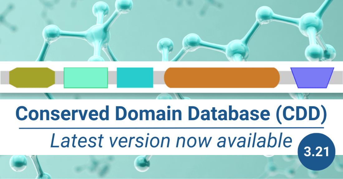 Conserved Domain Database Version 3.21 Now Available!