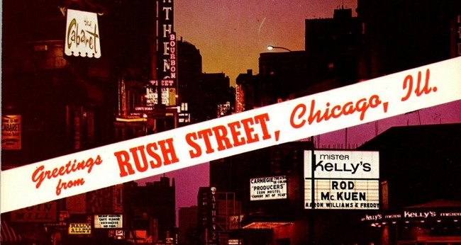 Rod McKuen at the Rush Street in Chicago