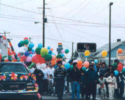 Procession in honor of Our Lady of Guadalupe. Doraville, Georgia. Photo by Mary Odem, 2000