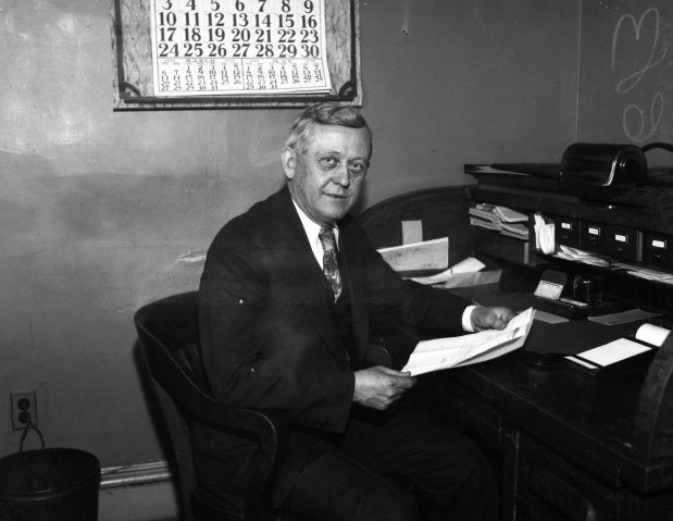 The mayor of Cicero, Joseph Z. Klenha, circa 1932. (Chicago Tribune historical photo) 