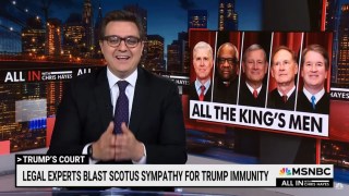 Chris Hayes Recalls Trump’s Impeachment Defense That Presidents Don’t Have Immunity: ‘You Did Not Hallucinate That’ | Video