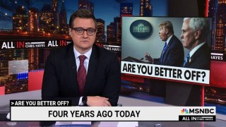 Chris Hayes Disgusted All Over Again on Anniversary of Trump’s Bleach ‘Injection’ Idea: ‘So Much Worse Than I Remembered’ | Video 