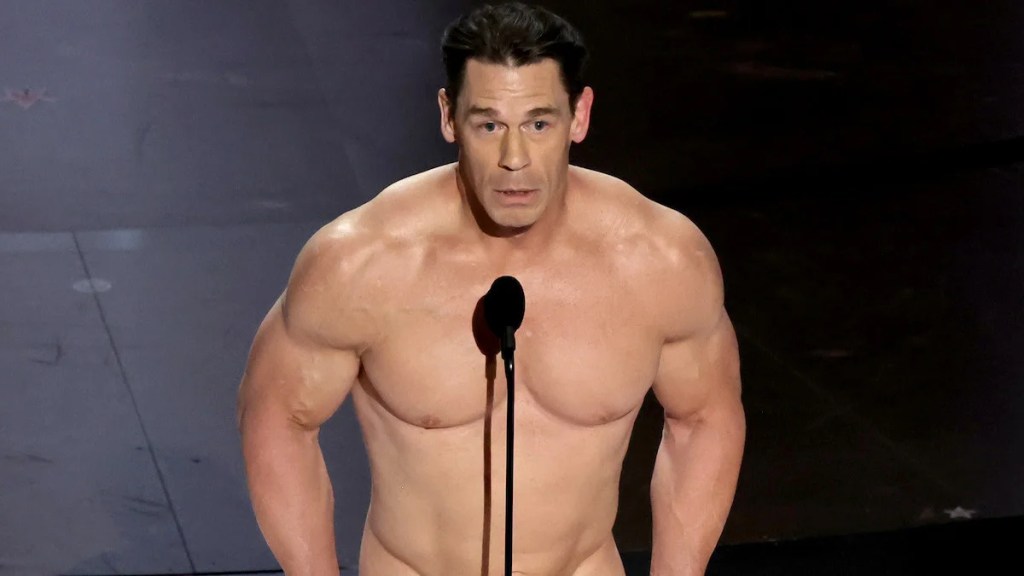 John Cena onstage during the 96th Annual Academy Awards