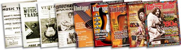 Vintage Guitar magazine History