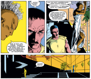 Straight talk. (Uncanny X-Men #186)