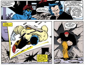 SUNDAY PUNCH. Juggernaut, you delightful scamp. (Uncanny X-Men #183)