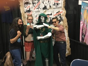 PEOPLE CAME AS BOOM BOOM AND DOCTOR DOOM IT WAS A COUPLE COSTUME IT WAS FANTASTIC