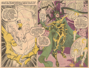 Aw, man, Hela is such a fun villain. (New Mutants #78)