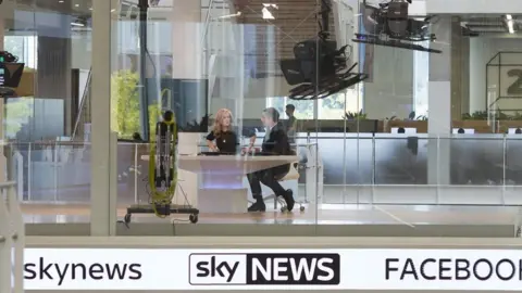 Sky Sky News studio