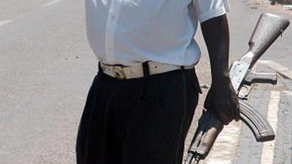 A policeman in Mozambique (Archive shot)