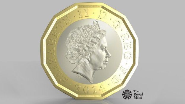 The new one pound coin