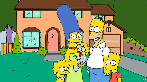 The Simpson family (cartoon characters)