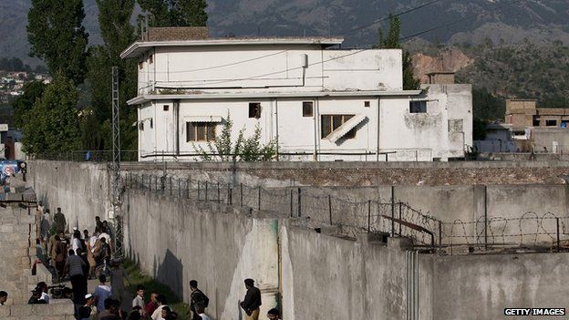 Osama Bin Laden's compound in Abbottabad