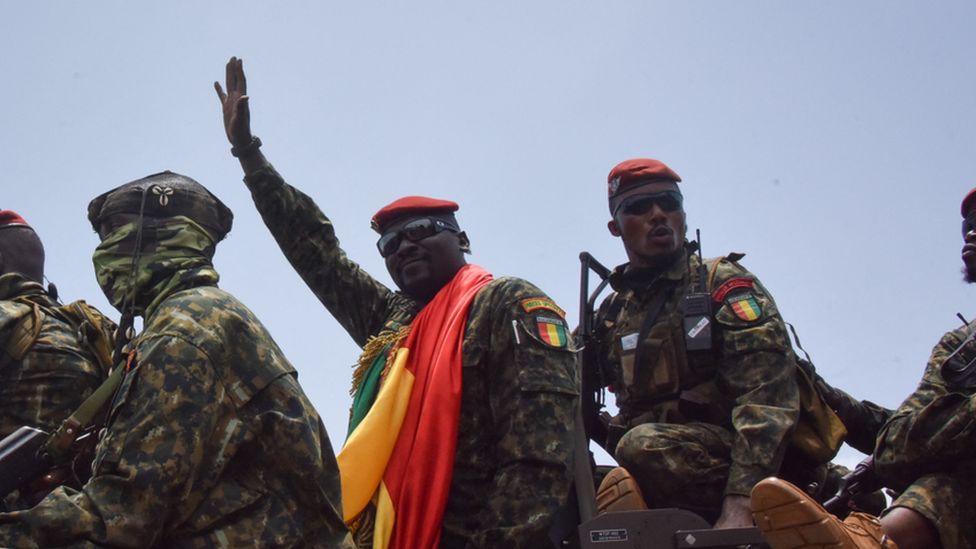 Guinea leader Mamady Doumbouya