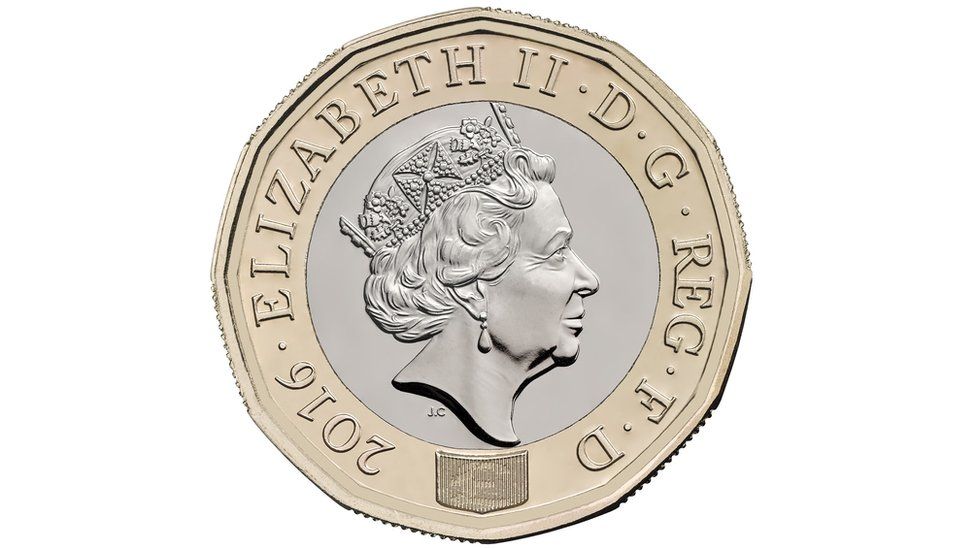 The 12-sided £1 coin