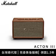 Marshall Acton III 藍牙喇叭 - 復古棕