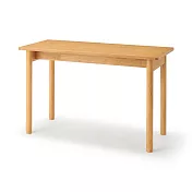 【MUJI 無印良品】木製桌/橡膠木/120*55