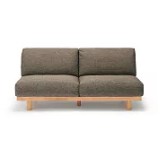 【MUJI 無印良品】木製簡約沙發/2人座/棕色