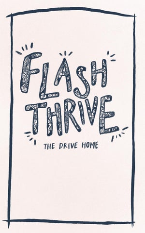 "flash thrive: the drive home" publication cover image
