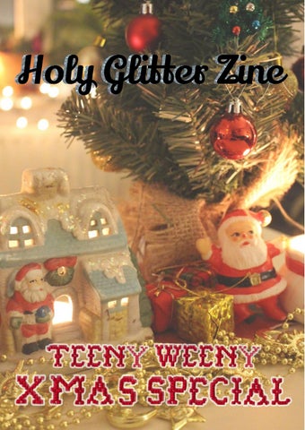 "Holy Glitter Zine: Teeny Weeny Xmas Special" publication cover image