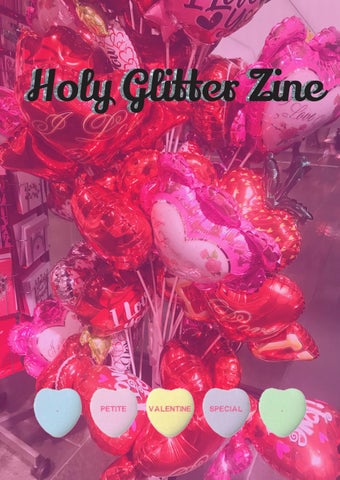 "Holy Glitter Zine: Petite Valentine Special" publication cover image