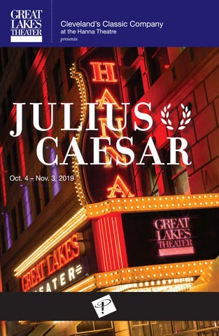 "JULIUS CAESAR - Fall 2019" publication cover image