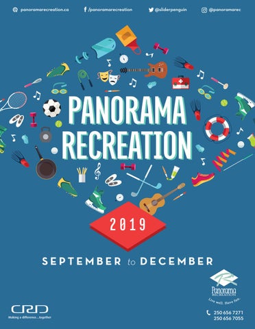 "Panorama Recreation Fall 2019 Brochure " publication cover image