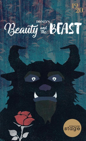 "Disney's Beauty and the Beast Program" publication cover image