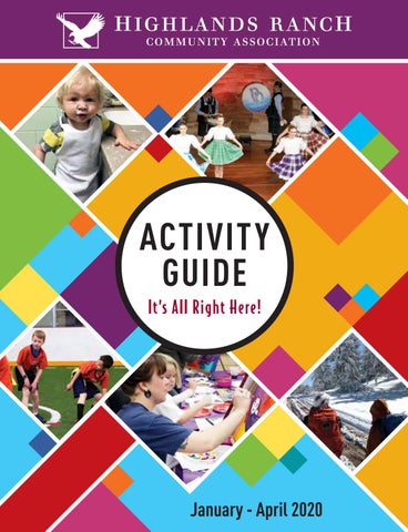 "January-April 2020 Activity Guide" publication cover image