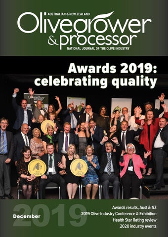"Australia & New Zealand Olivegrower & Processor December 2019" publication cover image
