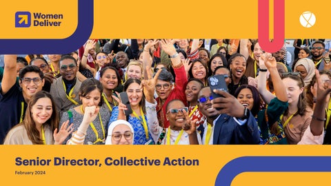 "Women Deliver - Senior Director, Collective Action" publication cover image