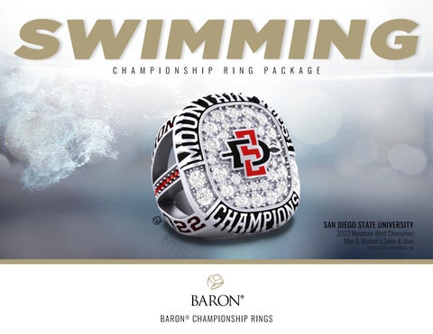Cover of "2024 Swimming Championship Ring Package | BaronⓇ Championship Rings"