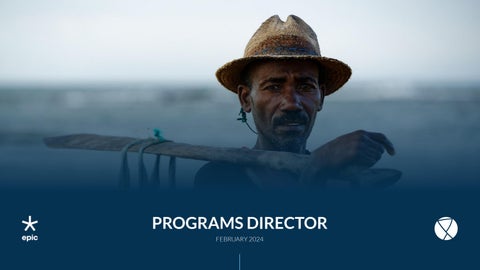 "Epic Foundation - Programs Director" publication cover image