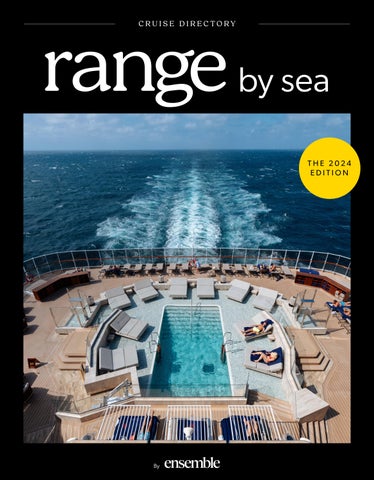 "Range by Sea - 2024" publication cover image