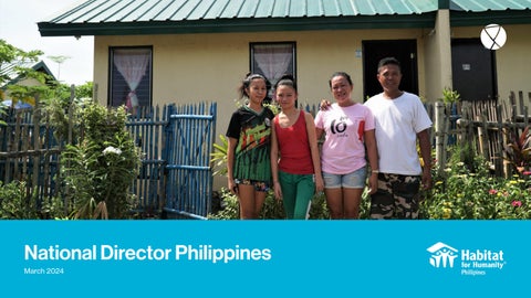 "Habitat for Humanity – National Director Philippines" publication cover image