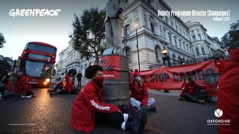 "Greenpeace UK – Deputy Programme Director (Campaigns)" publication cover image