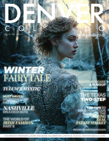 "Denver Colorado Luxury magazine Winter 2024" publication cover image