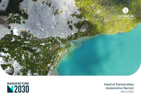 "Manufacture2030 - Head of Partnerships (Automotive sector)" publication cover image