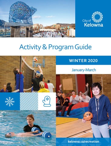 "City of Kelowna Activity & Program Guide Winter 2020" publication cover image