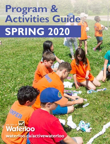 "Spring 2020 Program & Activities Guide" publication cover image