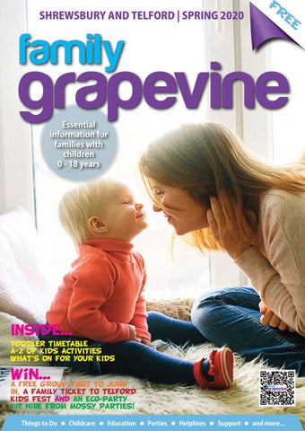 "Shrewsbury & Telford Family Grapevine Spring 2020" publication cover image