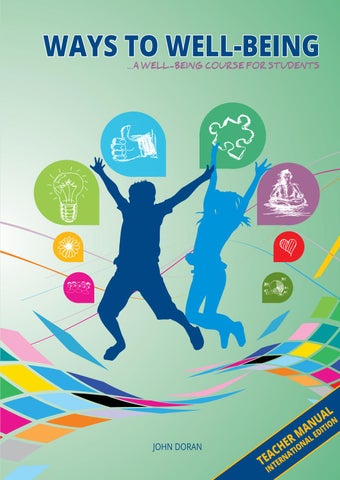 "Ways to Well-being - Teacher Manual (International Version) - Sample" publication cover image