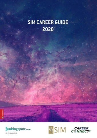 Cover of "SIM Career Guide 2020"