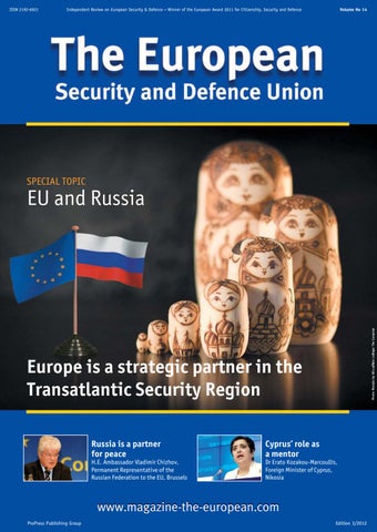 Cover of "The European Security and Defence Union Issue 14"