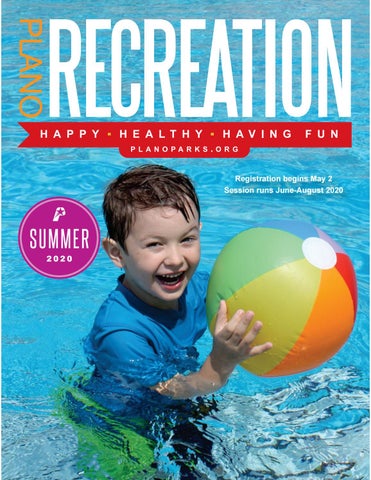 "Plano Parks and Recreation Summer 2020 Catalog" publication cover image