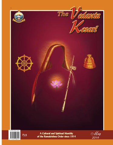 "The Vedanta Kesari – May 2019 issue" publication cover image